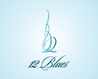 12 Blues Maldives标志设计3214.png
